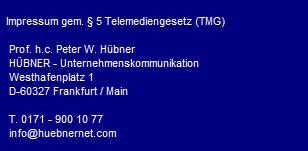 HÜBNER-Unternehmenskommunikation